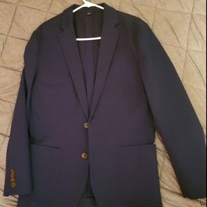 J Crew Mens Navy Blazer Size 38R